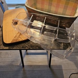 Longaberger Vanity Basket Set